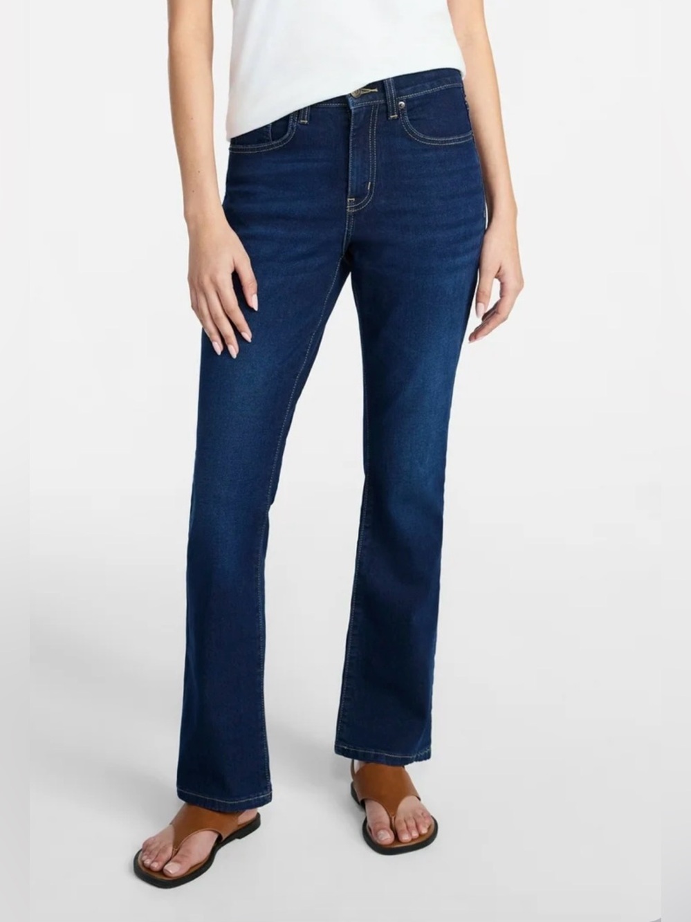 Time and Tru Dark Blue Flare Jeans